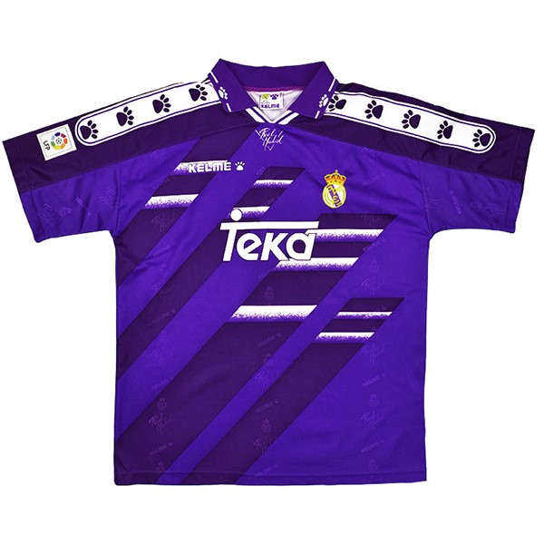 Camiseta Real Madrid Replica Segunda Ropa Retro 1994 1996 Purpura